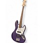 Used Squier Affinity Jazz Bass Purple Electric Bass Guitar