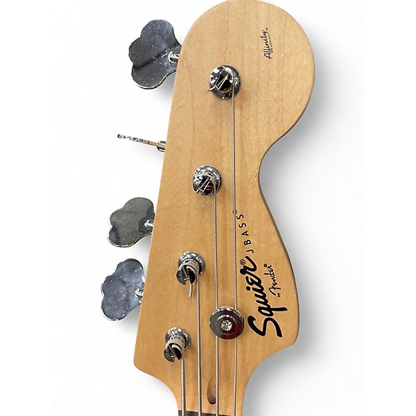 Used Squier Affinity Jazz Bass Purple Electric Bass Guitar