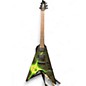 Used Washburn ANARCHY V WV16GBG1 BLACK AND GREEN Solid Body Electric Guitar thumbnail