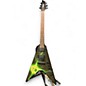 Used Washburn ANARCHY V WV16GBG1 BLACK AND GREEN Solid Body Electric Guitar