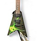Used Washburn ANARCHY V WV16GBG1 BLACK AND GREEN Solid Body Electric Guitar