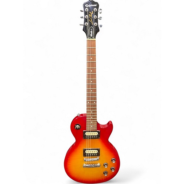 Used 2021 Epiphone Les Paul Studio LT Heritage Cherry Sunburst Solid Body Electric Guitar