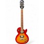 Used 2021 Epiphone Les Paul Studio LT Heritage Cherry Sunburst Solid Body Electric Guitar thumbnail