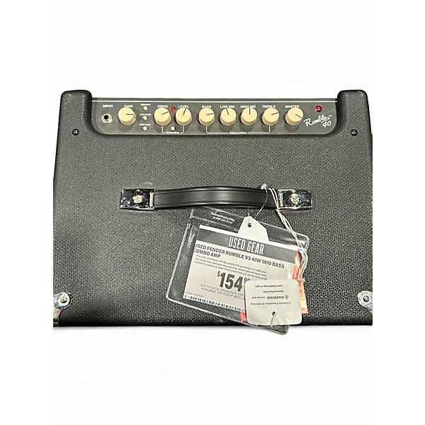 Used Fender Rumble 115 Bass Cabinet