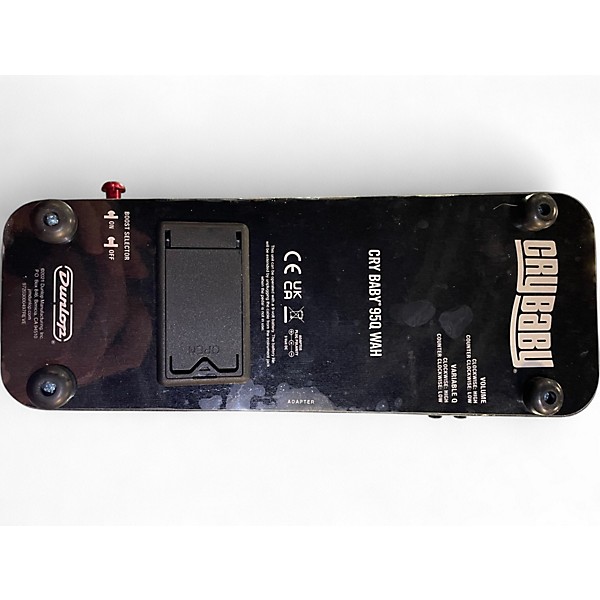 Used Dunlop 95Q Cry Baby Wah Effect Pedal