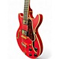 Used Ibanez amh90 Red Hollow Body Electric Guitar