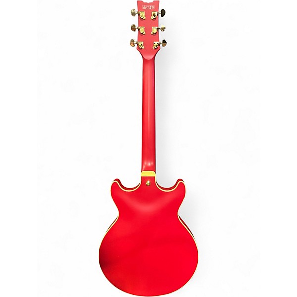 Used Ibanez amh90 Red Hollow Body Electric Guitar