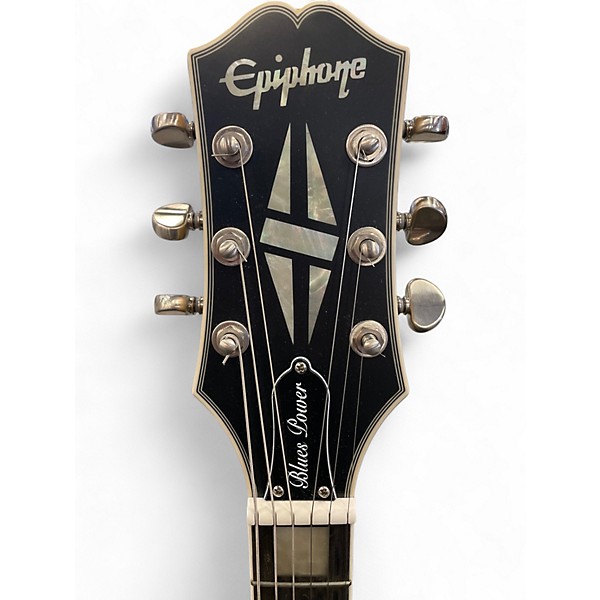 Used Epiphone Jared James Nichols Blues Power Les Paul Gold Solid Body Electric Guitar