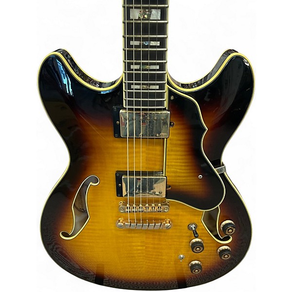 Used Ibanez AS153A Artstar Sunburst Hollow Body Electric Guitar