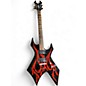 Used B.C. Rich KKW WARLOCK RED TRIBAL Solid Body Electric Guitar thumbnail