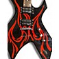 Used B.C. Rich KKW WARLOCK RED TRIBAL Solid Body Electric Guitar