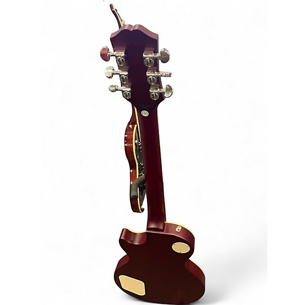 Used Epiphone Les Paul Traditional Pro IV Satin Red Solid Body Electric Guitar