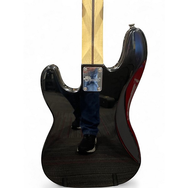 Used Squire PRECISION BASS Black Electric Bass Guitar