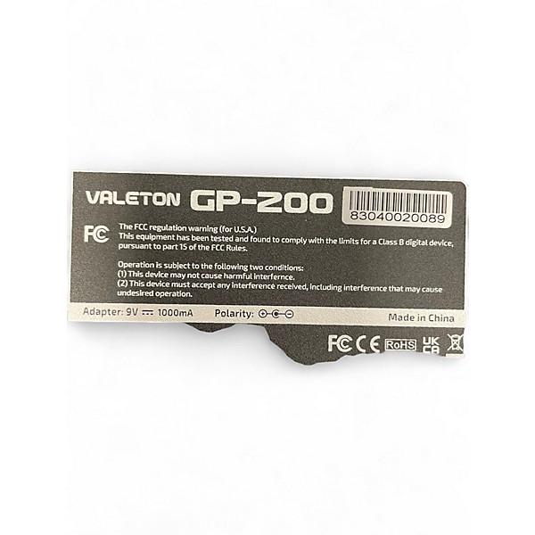 Used Valeton GP-200 Effect Processor