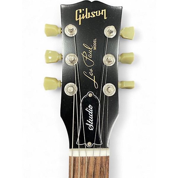 Used 2009 Gibson Les Paul Studio Brown Solid Body Electric Guitar