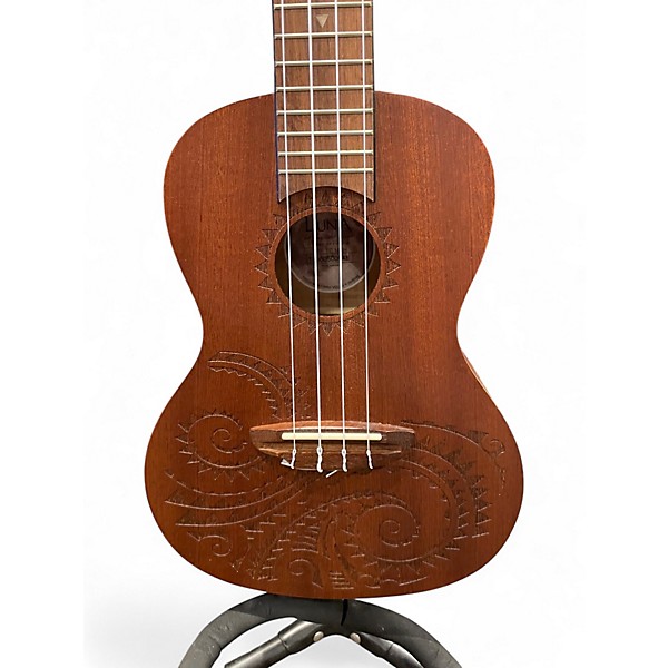 Used Luna Concert Tattoo Natural Ukulele