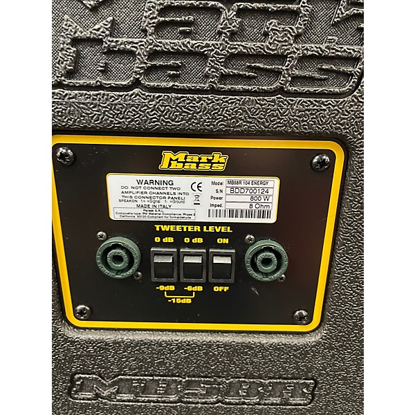 Used Markbass MB58R 104 Energy Bass Cabinet