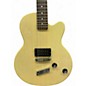 Used DeArmond M55 Antique White Solid Body Electric Guitar