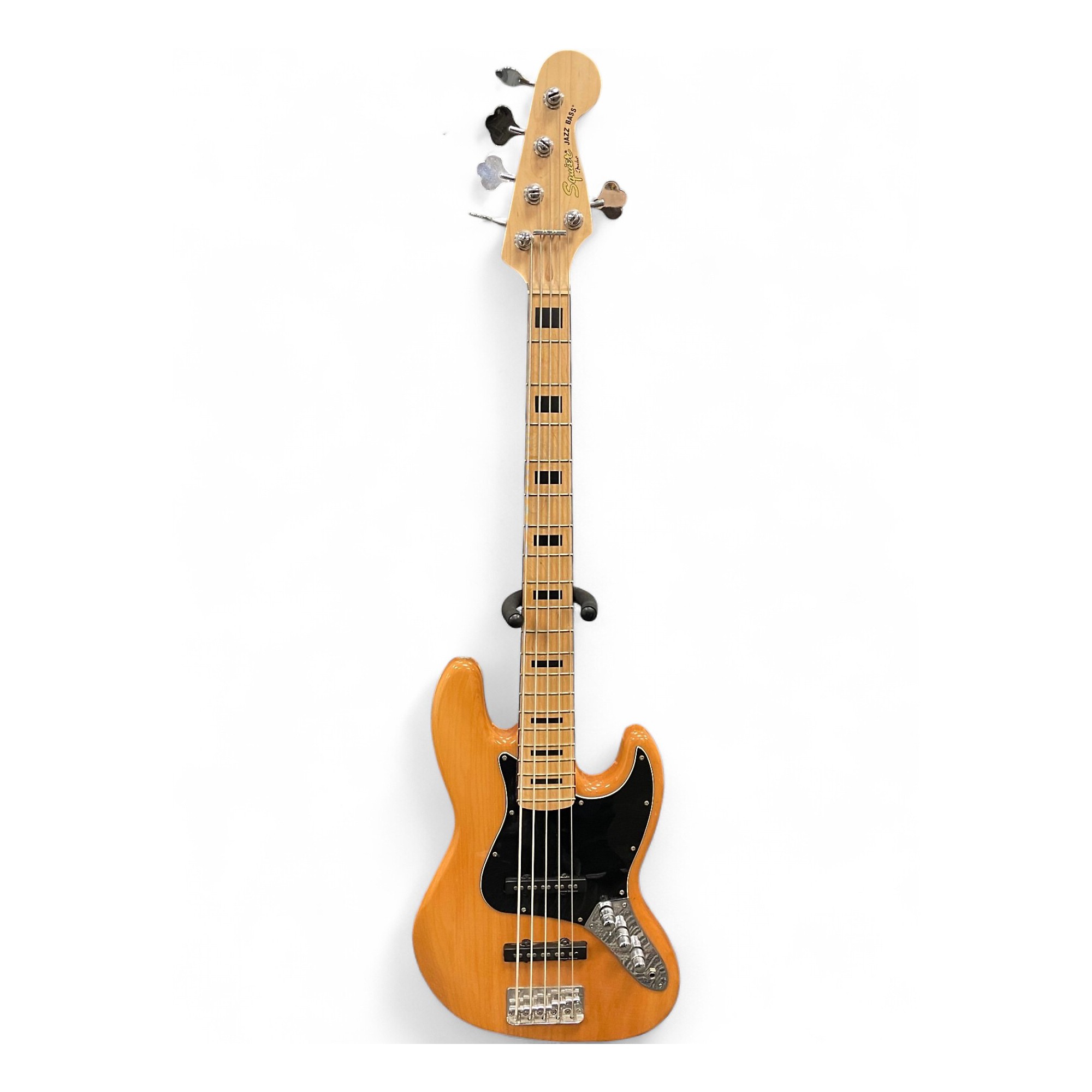 Used Squier JAZZ BASS WITH ACTIVE ELECTRONICS Natural Electric