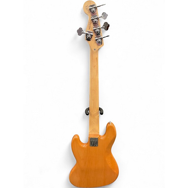 Used Squier JAZZ BASS WITH ACTIVE ELECTRONICS Natural Electric Bass Guitar
