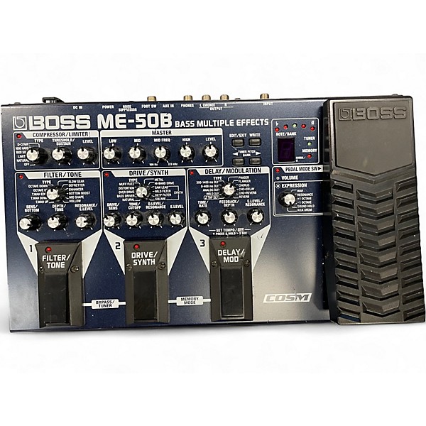 Used BOSS GT1B Bass Effect Pedal