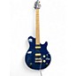 Used Sterling by Music Man Axis Trans Blue Solid Body Electric Guitar thumbnail