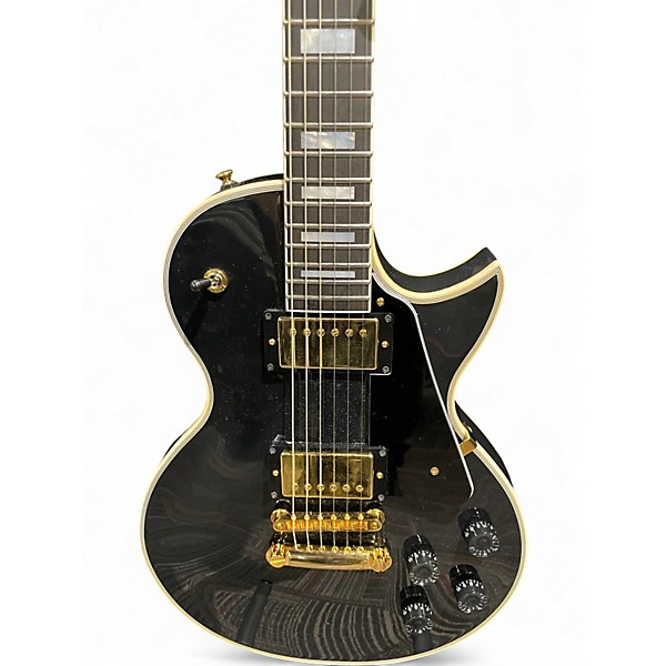 Used Fgn Fujigen Les Paul Style Black Solid Body Electric Guitar