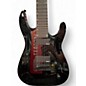 Used Jackson JS22-7 Dinky 7 String Black Solid Body Electric Guitar