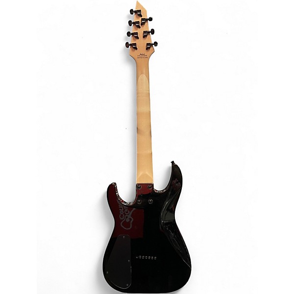 Used Jackson JS22-7 Dinky 7 String Black Solid Body Electric Guitar