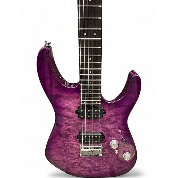Used Charvel PRO MOD PLUS DINKY DK24 VIOLET Solid Body Electric Guitar