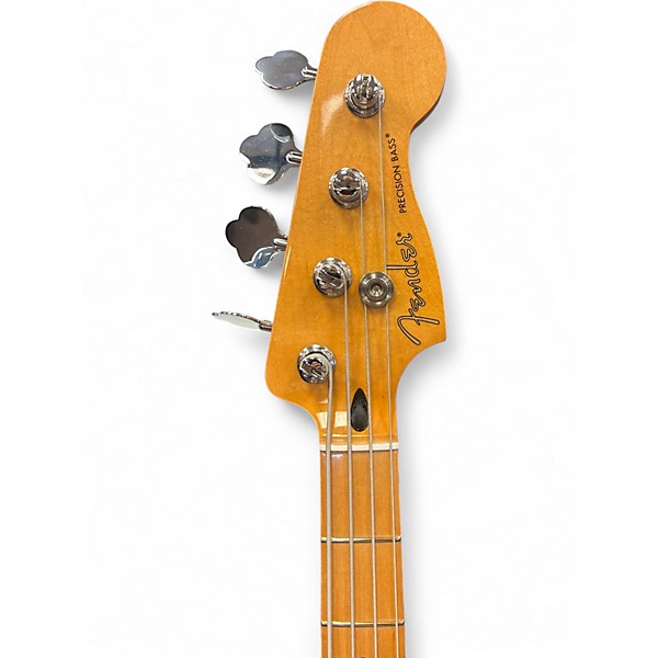 Used Fender Player Precision Bass Black Electric Bass Guitar