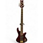 Used Schecter Guitar Research elite-5 Black Cherry Electric Bass Guitar thumbnail
