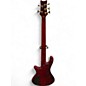 Used Schecter Guitar Research elite-5 Black Cherry Electric Bass Guitar