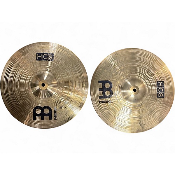 Used MEINL 13in HCS Hi Hat Pair Cymbal