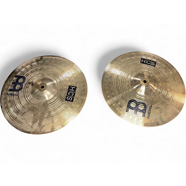 Used MEINL 13in HCS Hi Hat Pair Cymbal