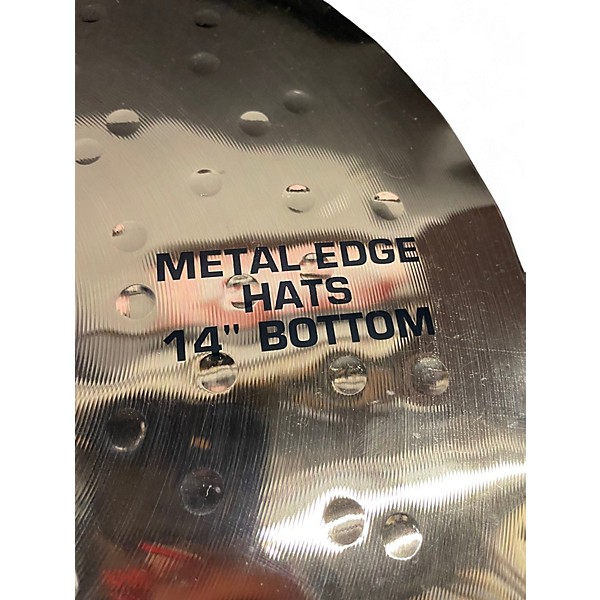 Used Paiste 14in ALPHA METAL EDGE HATS BOTTOM Cymbal