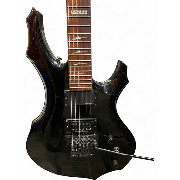 Used ESP LTD F250 Black Solid Body Electric Guitar