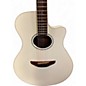 Used Yamaha APX600 White Acoustic Electric Guitar