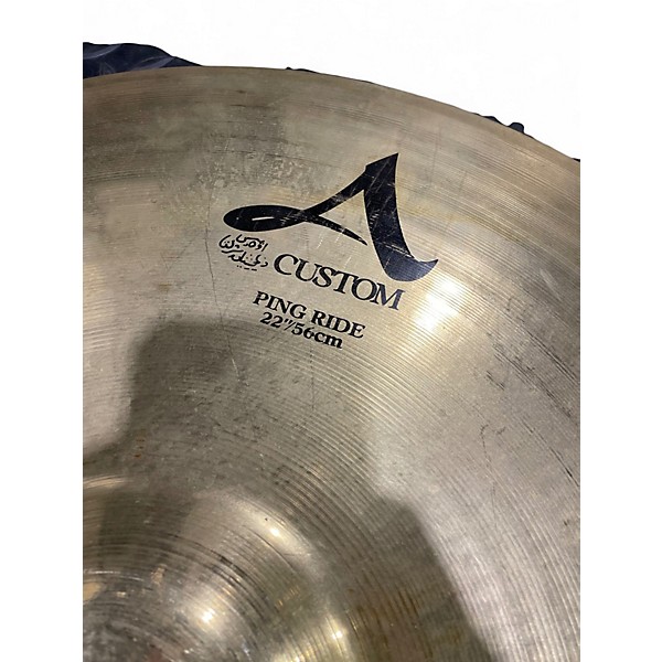 Used Zildjian  22in Ping Ride 22" Cymbal
