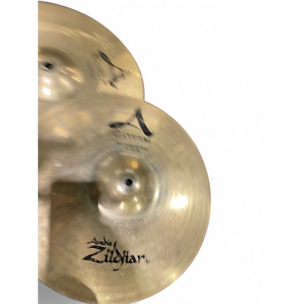 Used Zildjian 14in A Custom Hi Hat Pair Cymbal