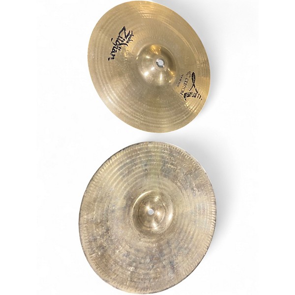Used Zildjian 14in A Custom Hi Hat Pair Cymbal