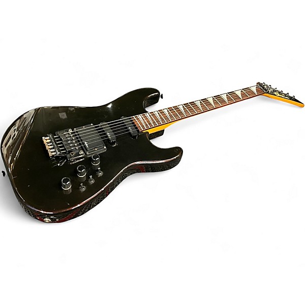 Vintage 1980s Charvel Model 4 HSS Metallic Brown Solid Body Electric Guitar