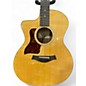 Used Taylor 214CE Deluxe LEFT HANDED Natural Acoustic Electric Guitar