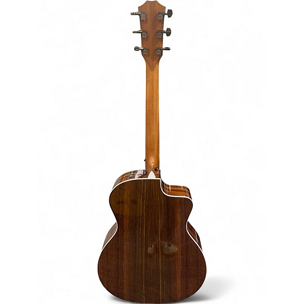 Used Taylor 214CE Deluxe LEFT HANDED Natural Acoustic Electric Guitar