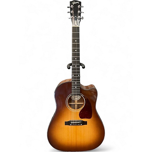Used 2019 Gibson J45 WALNUT AG SUNBURST Acoustic Electric Guitar