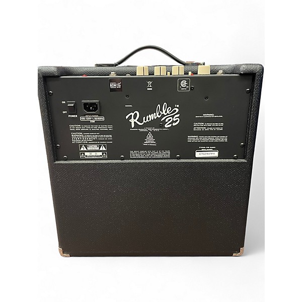 Used Fender Rumble 25 25W 1x8 Bass Combo Amp