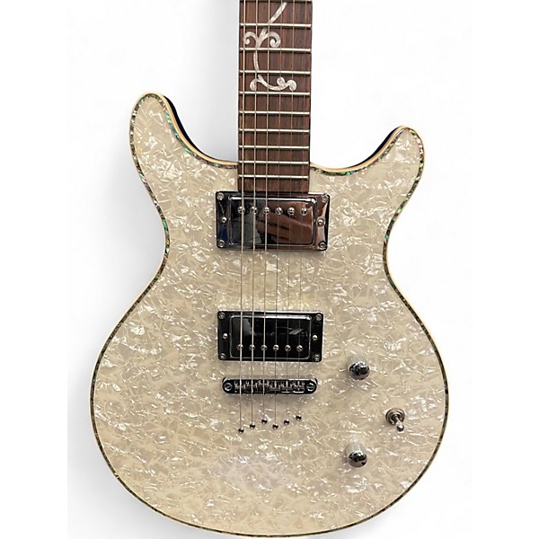 Used Daisy Rock Stardust Elite Isis PEARL Solid Body Electric Guitar