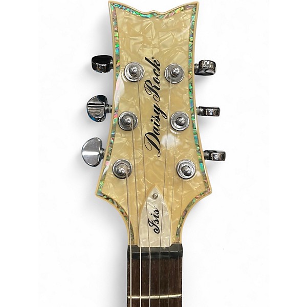 Used Daisy Rock Stardust Elite Isis PEARL Solid Body Electric Guitar