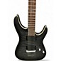 Used Schecter Guitar Research C1 PLATINUM DIAMOND TRANS BLACK Solid Body Electric Guitar