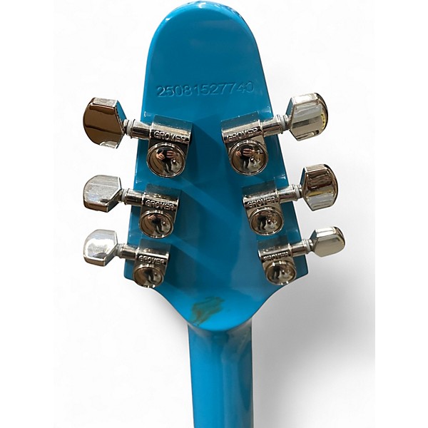 Used Epiphone FLY V 70'S BLUE Solid Body Electric Guitar